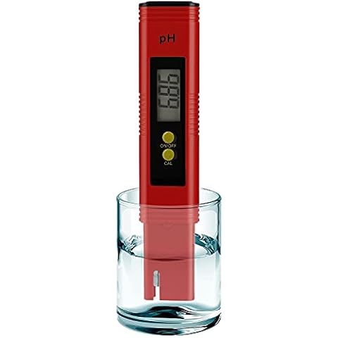 PH Meter for Water Hydroponics Digital PH Tester Pen 0.01 High Accuracy Pocket Size with 0-14 PH Measurement Range for Household Drinking, Pool and Aquarium Cover