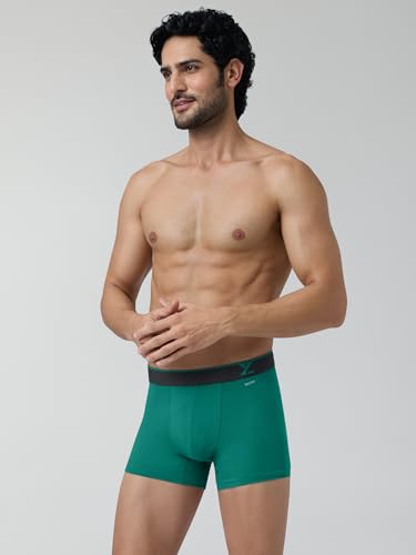 Image of XYXX Men's Underwear Aero IntelliSoft Micro Modal Trunk, Combo Pack of 3