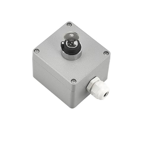 Boîte étanche bouton arrêt d'urgence KLVN boîte de commande aluminium 1 trou