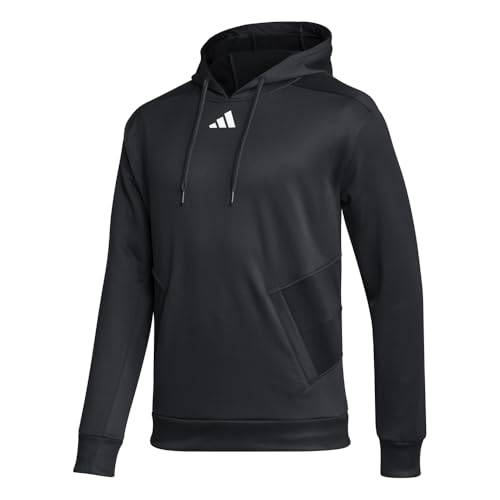 adidas Mens Travel Hoodie Athletic Outerwear Casual - Black