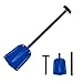 Produktbild ORIENTOOLS Lawinenschaufel,Alu-Schneeschaufel-Werkzeug für schwere Aufgaben mit teleskopierbarem T-Griff,Universalschaufel für das Auto (abnehmbare, einstellbare Länge: 26 '' - 32 ''; Klinge: 9 '')