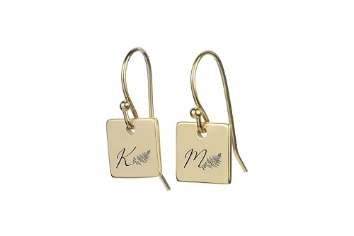 Boucles d'oreilles initiales personnalisées le cadeau idéal