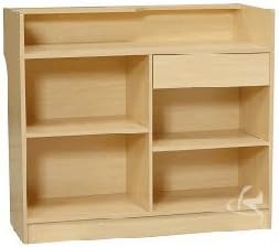 (SC-LTC4M) Merchandiser Ledgetop Counter Knockdown, Also available in Cherry, Black, and White color, wrap counter, store fixture.