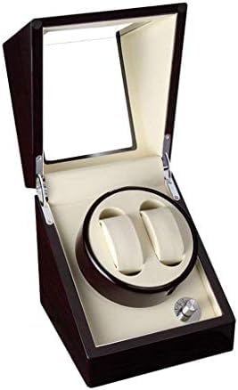 FENOKD Mechanical Watch Shaker Piano Paint Automatic Watch Winder Box, Super Silent, 4 Automatic Rotation Watch Winder Case - 2 Winder Positions