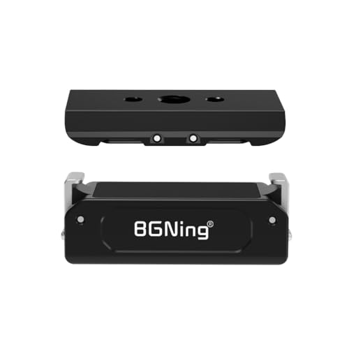 BGNing Quick Release Plate Magnetic Quick Release Arca Sliders Compatible with Action5 Magnetic Accessory,for Tripod Camera Accessories with 1/4 Screw 1/4 ARRI (Type 2)