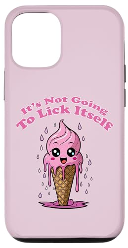 Carcasa para iPhone 14 NO SE VA A LAMAR Divertido Cono de Crema Provocativo