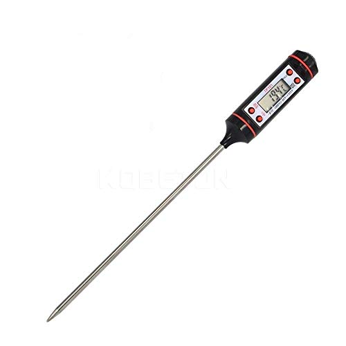 Nabhu Digital Food Thermometer Kitchen BBQ Food Meat Temperature Test with LCD Display and Stainless Steel Digital Temperature Test Pen