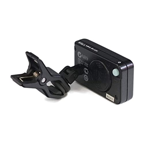 Image of Yamaha YTC5 Guitar Tuner - Accurate Clip-On Tuner for Acoustic, Electric & Bass Guitars, Easy to Use, Compact & Portable, Fast and Precise Tuning