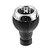 X AUTOHAUX Car Manual Gear Stick Shift Knob 6 Gear for Mini Cooper R55 R56 R57 R58 R59 R61 Car Shift Head Faux Leather