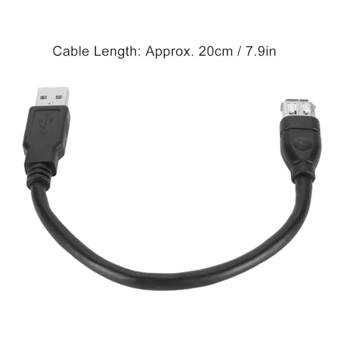 KIMISS Firewire 1394 Cavo Adattatore da 6 Pin Femmina a USB 2.0 AM, Plug & Play, Trasferimento Dati Ad Alta velocità, Materiale Flessibile in PVC, Compatibile con Videocamere DV