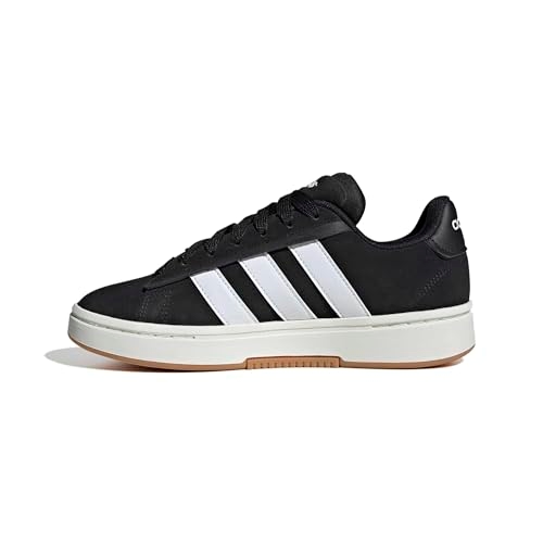 Adidas Women's Grand Court Alpha 00s, Black/White/Off White, 9.5