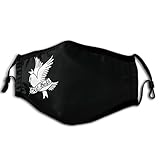 Unisex Face Mask Reusable Lil Peep Cry Baby Bird Tattoo Official Design Dust Protection Balaclava...