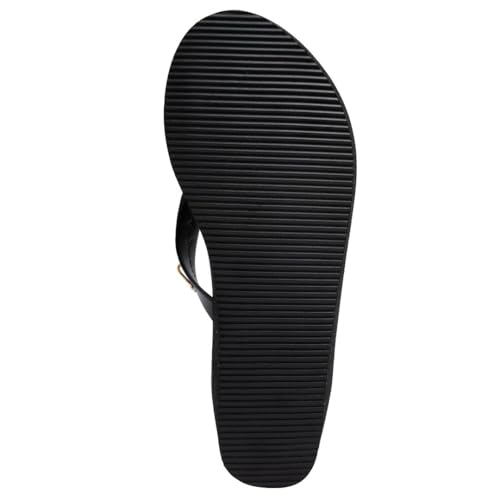 Image of Juicy Couture Women's Wedge Platform Flip Flops, Fashion Beach Sandals with Soft Footbed and Thong Style