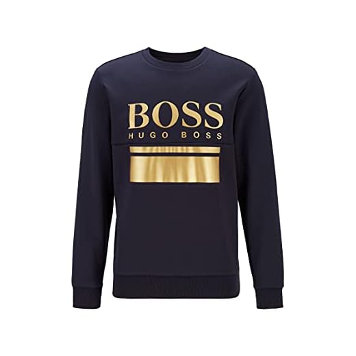 BOSS 50434921, tröja M, Mörkblå