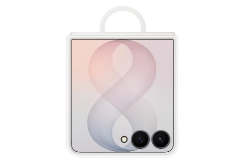Samsung Silicone Ring Magnet Case EF-EF776 fĂĽr Galaxy Z Flip8, Cream
