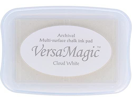 Tsukineko Versamagic Tampon encreur à finition craie Blanc nuage
