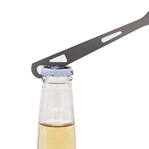 Garfo de Colher Criativo de Titânio da UPKOCH com Abridor de Garrafas Utensil Leve Esportivo para Ac