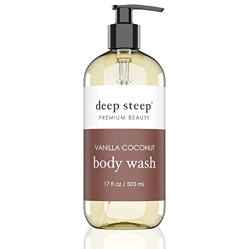Body Wash Vanilla Coconut Deep Steep 17 Oz Liquid #TOP21
