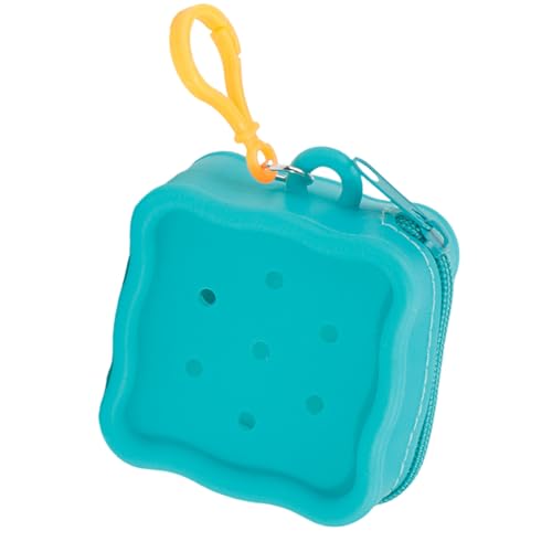 Soft Silicone Zipper Coin Purse Lovely Cartoon Hole Design Miniature Wallet Children's Storage Pouches Organizers For Kids Gi