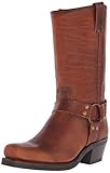 Frye Women's Harness 12R Boot, Cognac Washed Oiled Vintage, 6.5