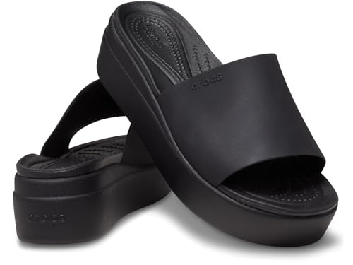 Crocs Herren Brooklyn Slide Badeschlappen, Black, 38/39 EU