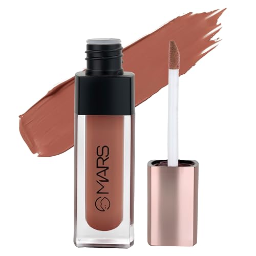 Image of MARS Popstar Non-Drying Liquid Mousse Lipstick for Women with Matte Finish | Lightweight and Non-Sticky Formula | Up to 12 Hour Long Lasting | Transferproof & Waterproof (6.0ml) (21-Pop Off)