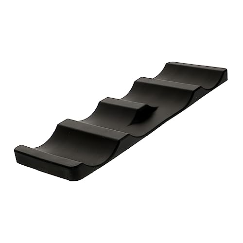 CONGARTENO Silicona Antideslizante para Botellas Estera para Bebidas Almohadilla para Cerveza y Vino Organizador Práctico para Hogar Negro