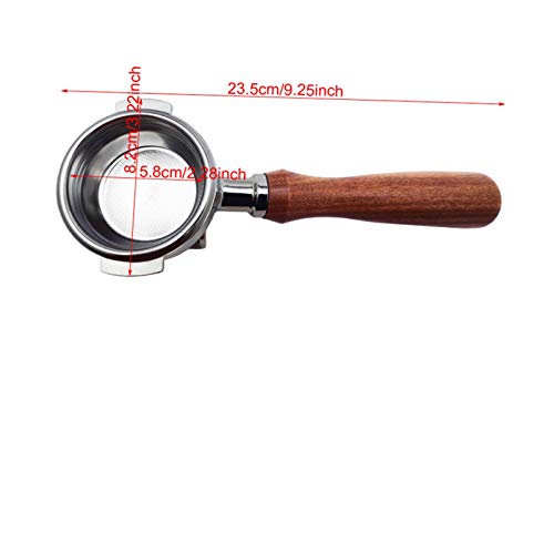 SIWJ Molinillo de café Manual Café De Acero Inoxidable Portafiltro para La Máquina De Café Filtro De Cerveza Filtro De… - Imagen 3