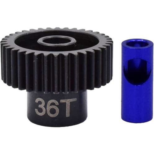 Hot Racing NSG836 36t Steel 48p Pinion Gear 5mm & 1/8