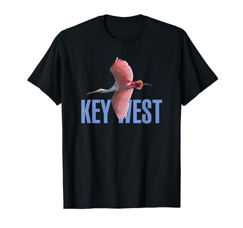 Design a forma di cucchiaino di rose Key West Florida Maglietta