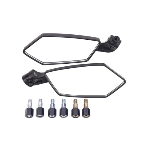 Espejos retrovisores para motocicleta en rutas urbanas y viajes largos kit de 8mm y 10mm