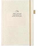 Zorblinx Prayer Journal for Woman - 60 Weeks Bible Journal with Prompts, Verse and Scripture - Devotional Journal for Women and Men, Bible Study Journal for Christians, Beige