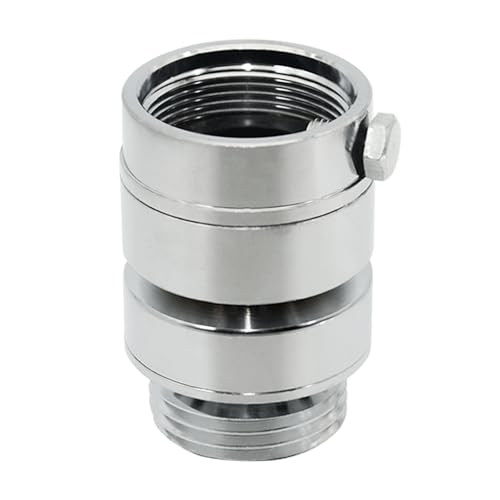 Ebrmeiwo PK1390 Self -Draining Vacuum Breaker Replacement, Outdoor Faucet Adapter, 1-1/16'' Female Fine Thread