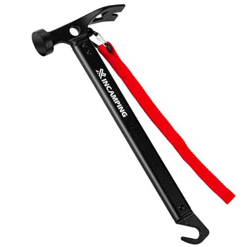 XINCAMPING Tent Hammer Heavy Duty Aluminum 12' Camping...