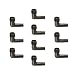 Rain Bird SWGE10 SWGE10B 1/2" Poly Elbow, 10-pack