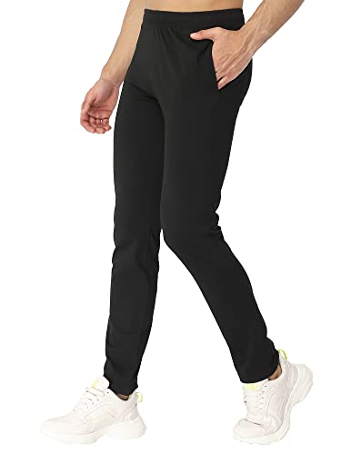 Image of DYCA by Bodycare Men's Cotton Track Pant - Casual Straight Fit Sports Joggers for Gym, Running, Workout, Lounge Wear for Men