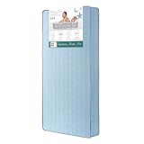 Dream On Me Crib and Toddler, 130 Coil Mattress, Moonlight