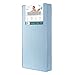 Dream On Me Crib and Toddler, 130 Coil Mattress, Moonlight