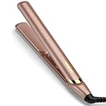 BaByliss Rose Gold Hair Straighteners - Ceramic Plates for Smooth Styling, Multi-Voltage Worldwide use, Ultra-Fast 15 Second Heat Up, 3 Heat Settings Up to 235°C, 2598U