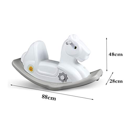 Schaukelpferd Spielzeug Baby Trojan Baby Shake Horse Große verdicken Baby 1-2-3 Jahre Altes Geschenk Schaukelspielzeug… – Bild 4