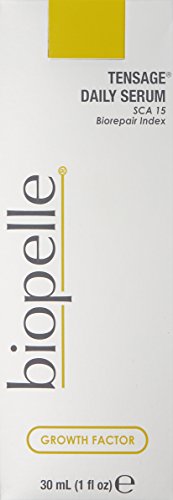Biopelle Tensage Growth Factor Daily Facial Serum with SCA 15 Biorepair Index, Snail Mucin Serum for Face with Niacinamide, Hyaluronic Acid, and Antioxidants, 1 Oz