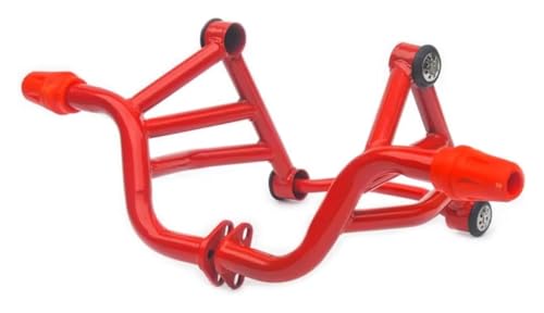 motorschutz sturzbügel Für Benelli BJ125-3E Für TNT125 BJ TNT 125 TNT135 Motorrad Motorschutzbügel Rahmenschutz Stoßstangenschutz Sturzbügel Schutzbügel(Red)