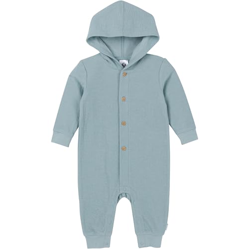 Image of Gerber baby-boys Hooded Romper