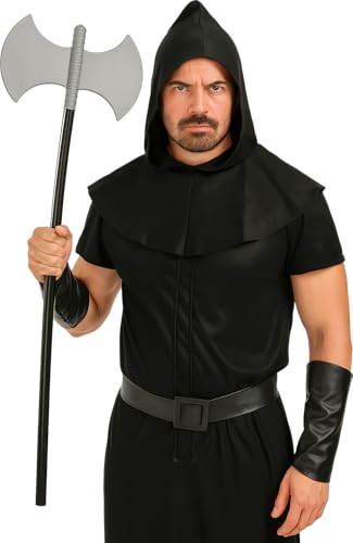 2 bourreau lames de hache 120 cm