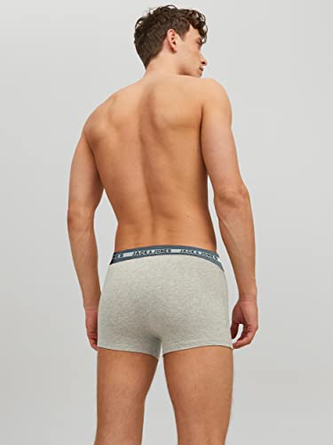 JACK & JONES Herren JACOLIVER Trunks 5 Pack, Light Grey Melange/Pack C, S 6