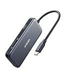 Anker Premium 5-in-1 USB-C Hub, 4K USB-C auf HDMI Adapter, SD/TF Speicherkartenleser, mit 2 USB 3.0 Ports, für MacBook Pro 2016/2017 / 2018, Chromebook, XPS und viele mehr