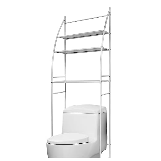 Estanteria sobre Inodoro WC Cuarto Baño Lavadora Ahorra Espacio Almacenamiento
