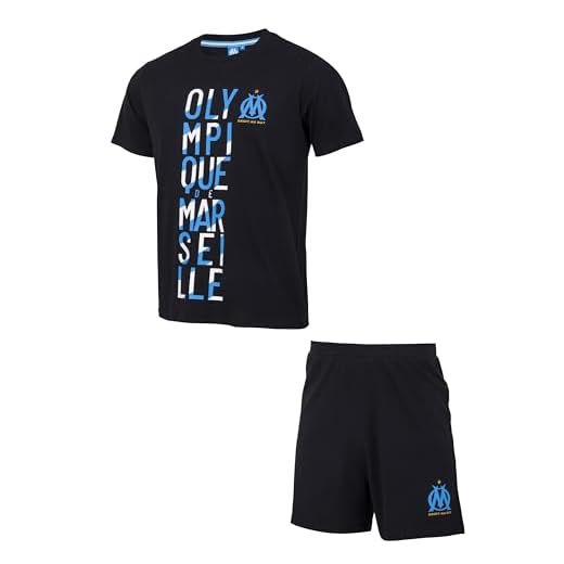 OLYMPIQUE DE MARSEILLE Pyjashort pyjama OM - Collection officielle Taille L