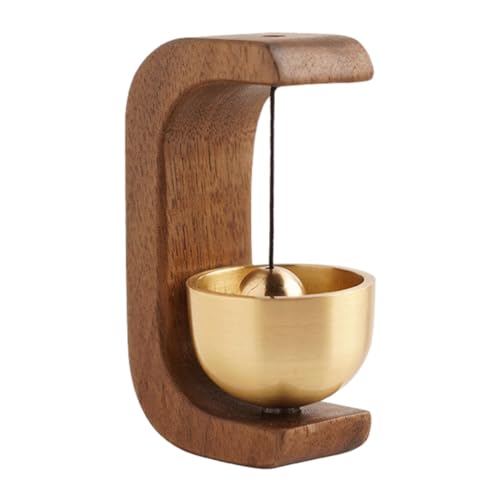 gazechimp Lojistas sino lembrete de madeira estilo japonês campainhas de madeira para entrada fazend