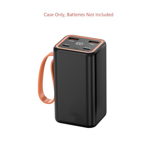 Power bank portátil con pantalla LCD y 4 ranuras 21700 miniatura 5